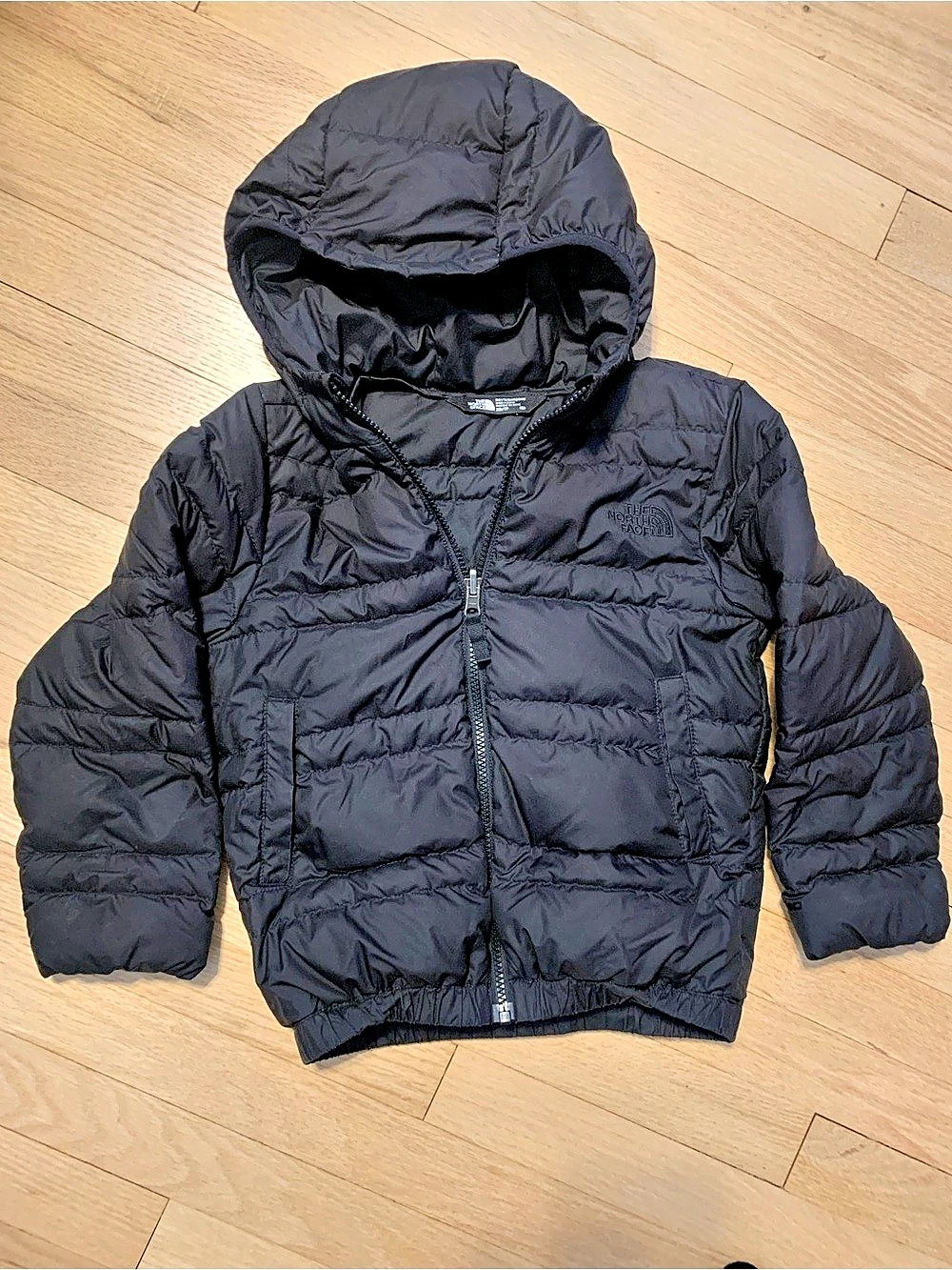 The North Face Kids’ ThermoBall Eco Hooded Jacket Black Boys XS